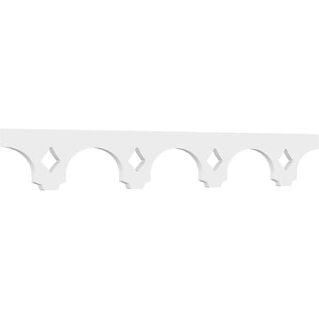 Ekena Millwork Freeport Architectural Grade PVC Running Trim, 6"H x 5/8"P x 48"L RUNP06X0625X48FRP